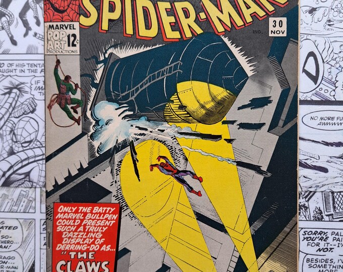 Amazing Spider-Man #30 First Appearance of Cat Burglar Silver Age Marvel 1965