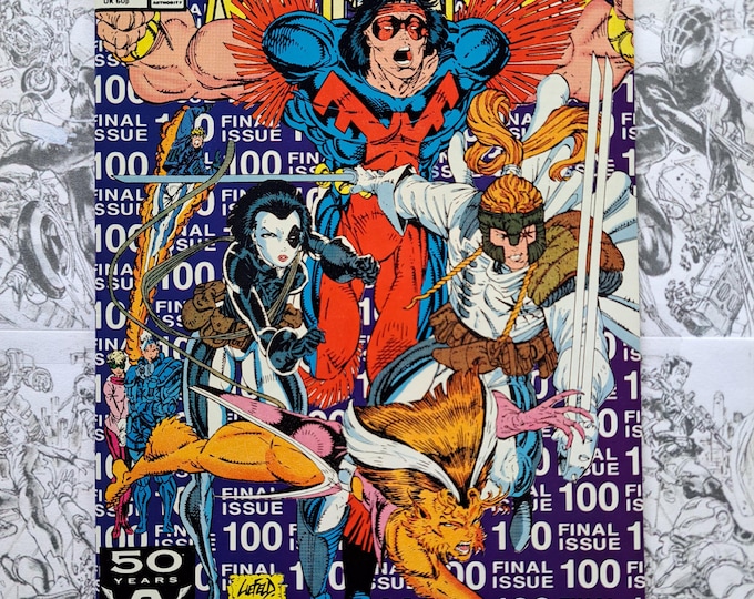 The New Mutants #100 First Appearance of X-Force Marvel 1991