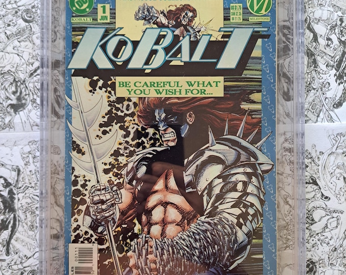 Kobalt #1 9.6 DC Milestone First Appearance of Kobalt 1994 CBCS