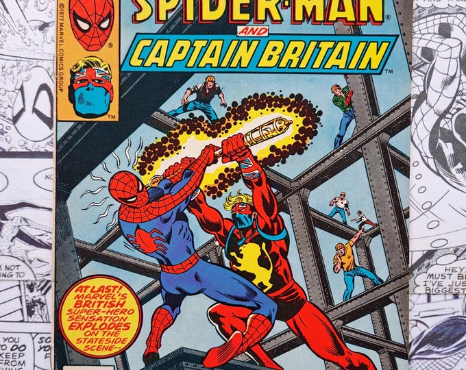 Marvel Team-Up #65 Spider-Man First U.S. Appearance Captain Britain Marvel 1978