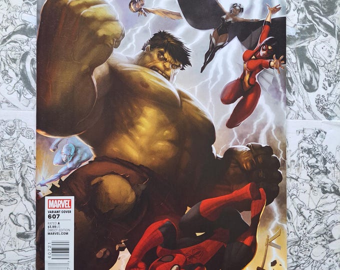 Incredible Hulk #607 Djurdjevic Variant Fall of the Hulks Marvel 2010
