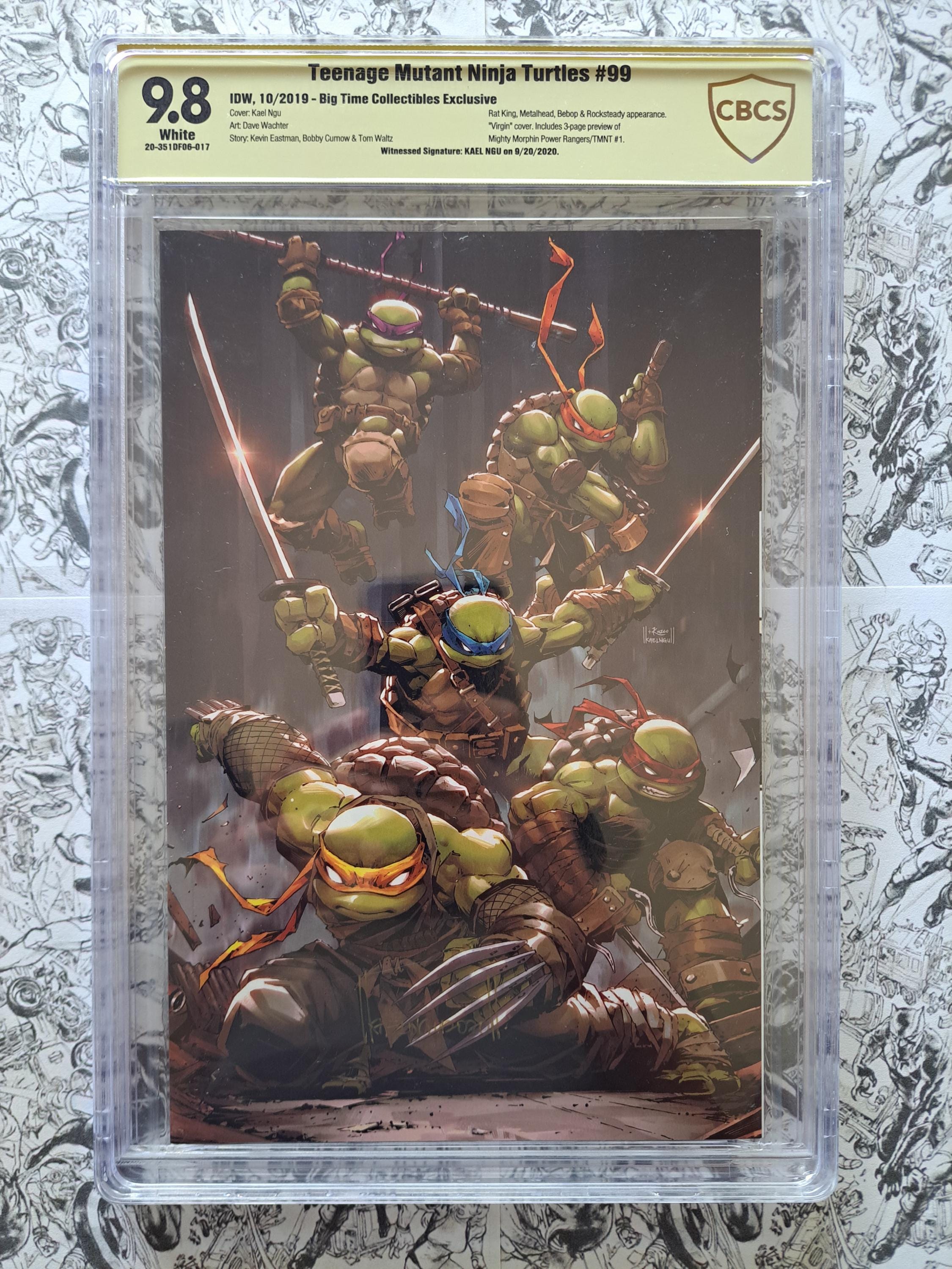Teenage Mutant Ninja Turtles #99 Signed by Kael Ngu CBCS 9.8 - Etsy