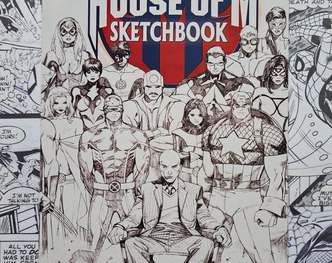 House of M Sketchbook One Shot Marvel Comics Promotional 2005