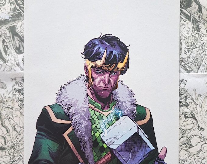 Thor #4 Nic Klein Loki Virgin Variant Marvel Comics 2020