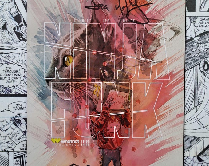 Ninja Funk #1 David Mack Trade Dress Signed by JPG w/ COA Whatnot Publishing