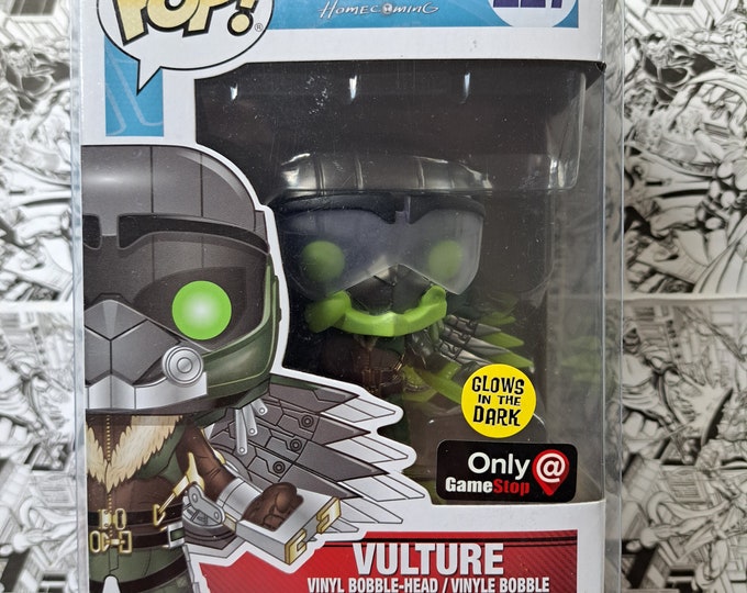 Vulture #227 Spider-Man Homecoming Glow in the Dark GameStop Exclusive Funko POP!