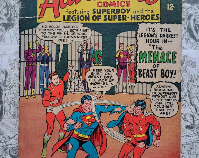 Adventure Comics #339 Superboy *Detached Cover, See Pics* DC Comics 1965