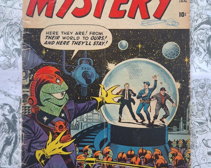 Journey Into Mystery #50 Rare Atomic Bomb Explosion Panel Atlas Comics 1959