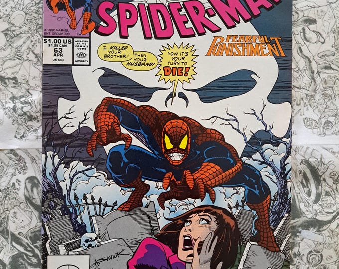 Web of Spider-Man #63 Marvel 1990