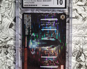 Weiss Schwarz Marvel last and Biggest Battle Iron Man Parallel #MAR/SE40-020IFP CGC 10
