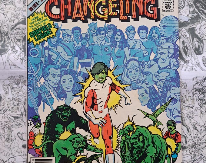 Tales of the New Teen Titans #3 Origin of Beast Boy Newsstand DC 1982