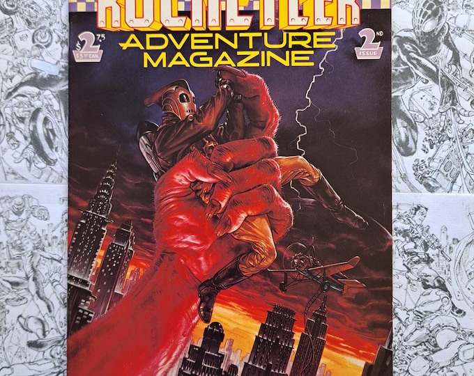 Rocketeer Adventure Magazine #2 Comico Comics 1989 Dave Stevens