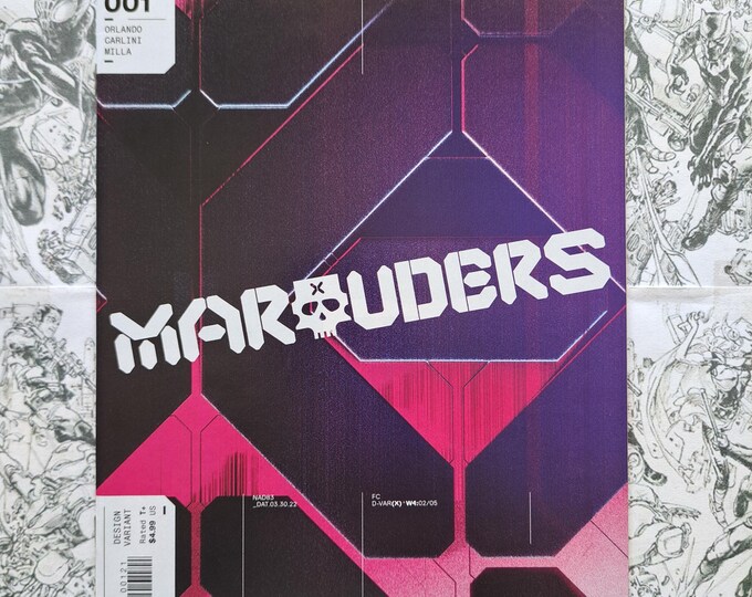 Marauders #1 Tom Muller 1:10 Design Variant Marvel Comics 2022