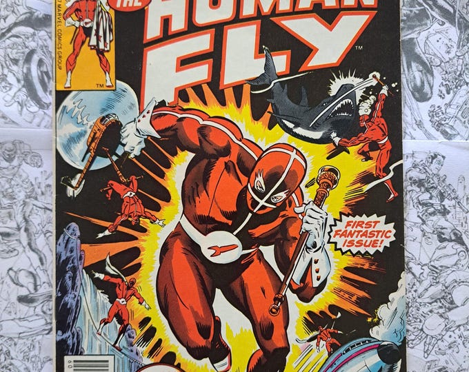 The Human Fly #1 First Appearance of The Human Fly Marvel 1977