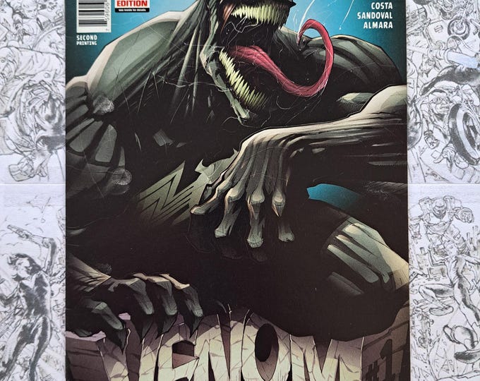 Venom #1 Second Printing Gerardo Sandoval 2017 Marvel