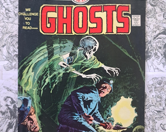 Ghosts #41 Bronze Age Horror Luis Dominguez Skeleton Cover DC 1975