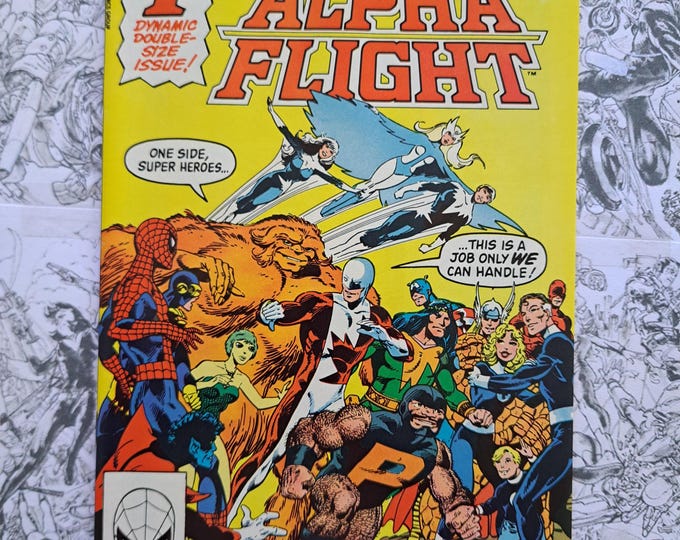 Alpha Flight #1 First Appearance of Puck Marrina & Thundra Marvel Comics 1983