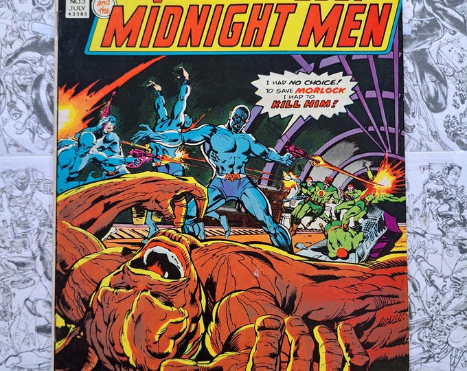 Morlock 2001 Midnight Men #3 Atlas Comics 1975