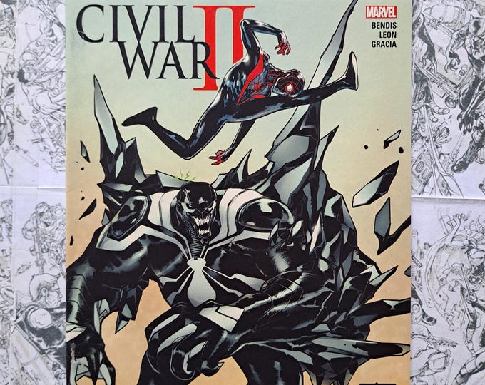 Spider-Man #9 Miles Morales & Agent Venom Civil War II Marvel 2016