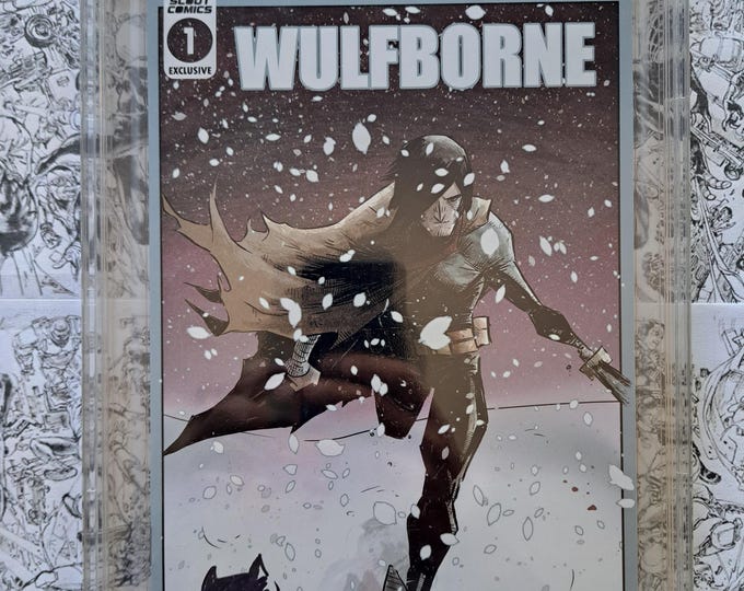 Wulfborne #1 9.8 Comics Vault Exclusive Scout Comics Signed & Sketched CBCS