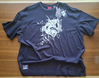Gundam Seed x Levi's Boxy Tee Destruction Size L Large RARE New with Tags