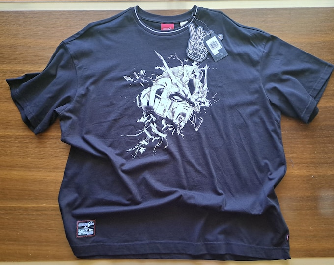 Gundam Seed x Levi's Boxy Tee Destruction Size L Large RARE New with Tags