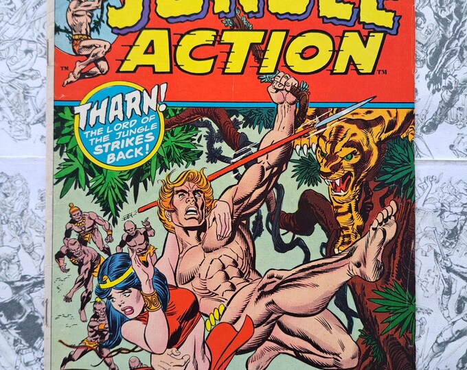 Jungle Action #4 Gil Kane and Frank Giacoia Cover Marvel Comics 1973