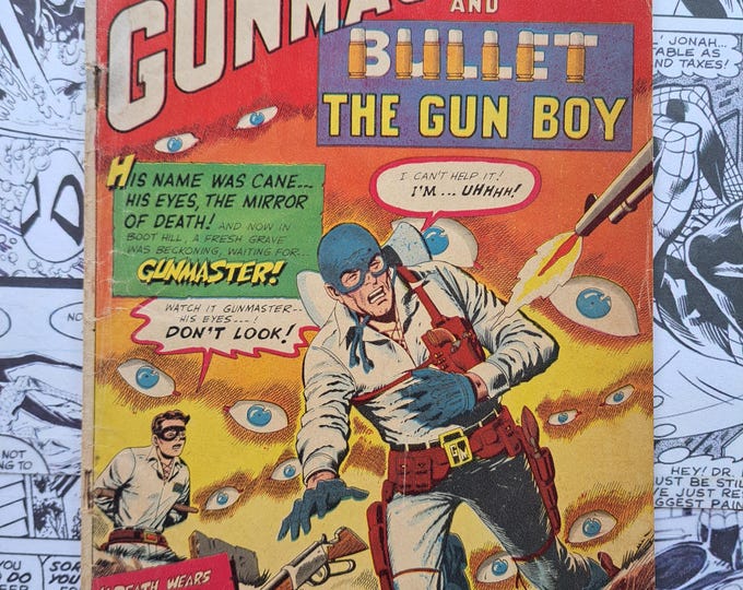 Gunmaster #87 Bullet the Gun Boy Rocco "Rocke" Mastroserio Cover Charlton 1966