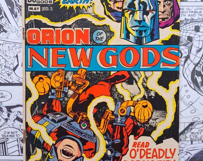 New Gods #2 First Darkseid Cover First Deep Six & Slig Cameo Jack Kirby DC 1971