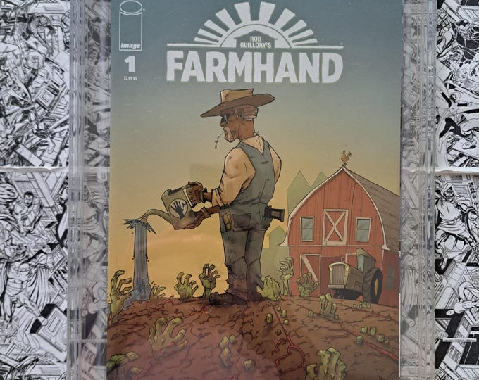 Farmhand #1 CBCS 9.8 First Appearance of Jedidiah, Zeke, Riley, Andrea, Abigail and Mae Jenkins Image