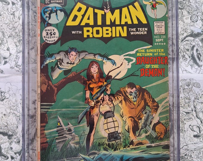Batman #235 CGC 4.0 Ra's Al Ghul and Talia Appearance Neal Adams Cover DC 1971