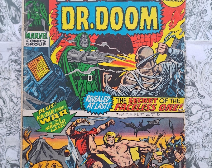 Astonishing Tales #3 Ka Zar Dr. Doom First Appearance of Zaladane Marvel 1970