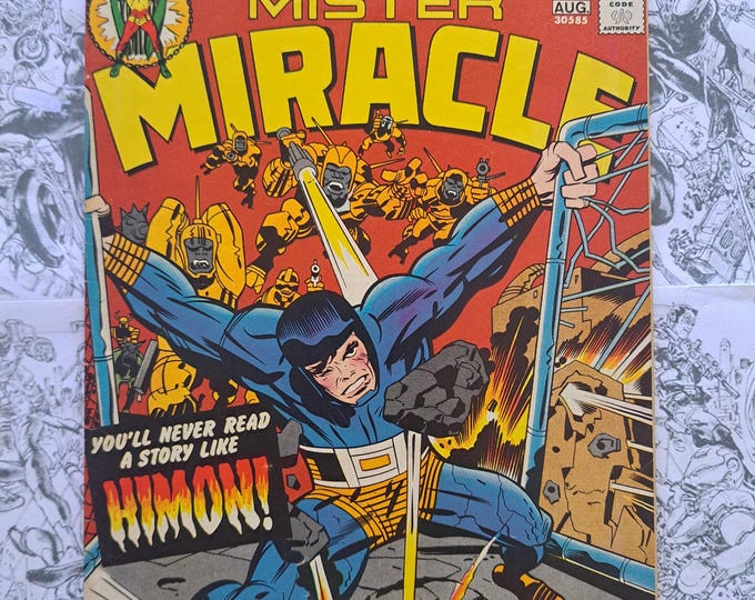 Mister Miracle #9 First Appearance of Himon Origin of Mister Miracle DC 1972