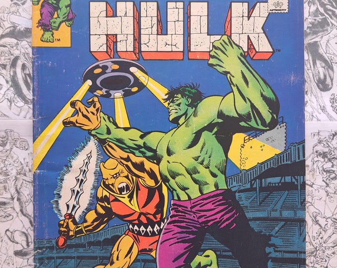 Marvel Super-Heroes #57 Featuring Hulk Rare Mark Jewelers Insert Marvel 1976