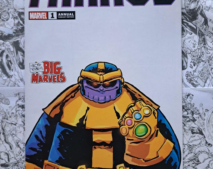 Thanos Annual #1 Skottie Young's Big Marvels Variant 2024
