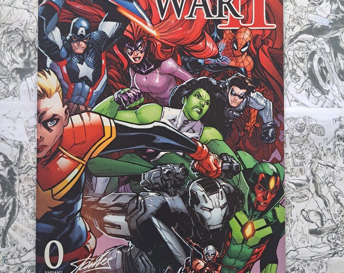 Civil War II #0 Stan Lee Collectibles Humberto Ramos Variant Marvel 2016