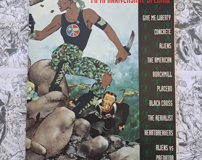 Dark Horse Presents Fifth Anniversary Special #1 1st Appearance of Sin City 1991