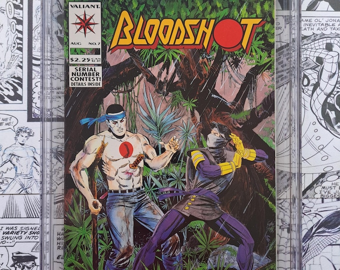 Bloodshot #7 CGC 9.8 First Appearance of Ninjak Valiant Comics 1993