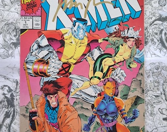 X-Men#1 First Print Signed by Jim Lee Marvel 1991