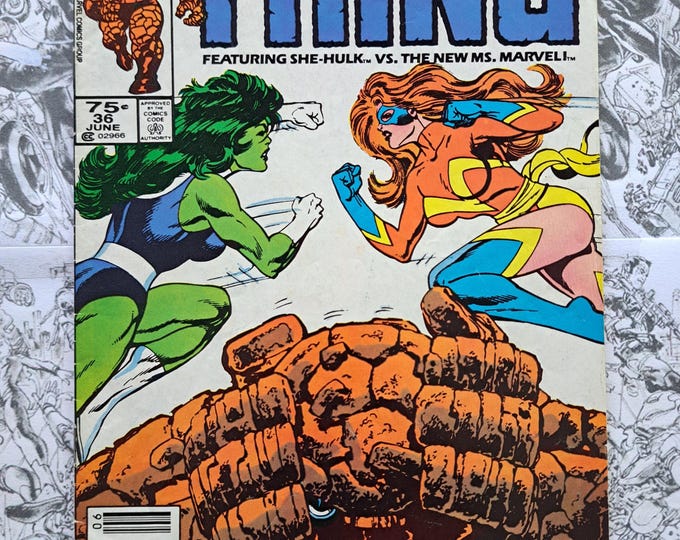 The Thing #36 Rare Mark Jewelers Insert Marvel 1986