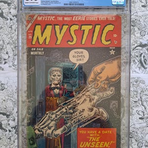 Mystic #29 CGC 3.0 Pre Code Horror Atlas Comics 1954