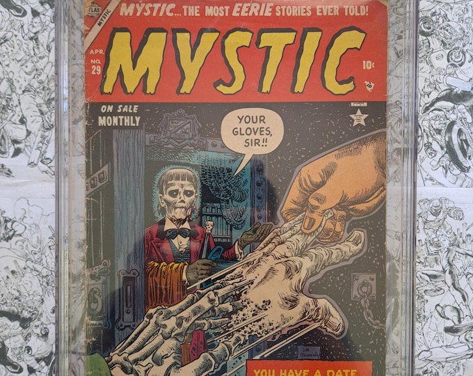 Mystic #29 CGC 3.0 Pre Code Horror Atlas Comics 1954