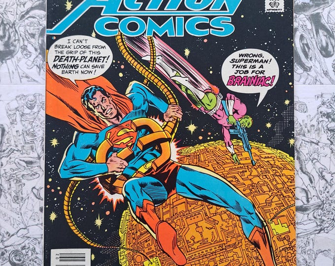 Action Comics #528 Superman Brainiac Aquaman DC Comics 1982