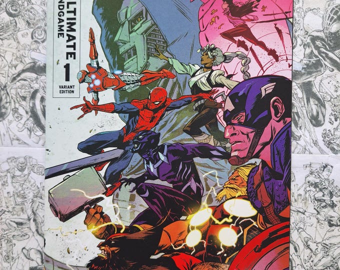 Ultimate Endgame #1 Sanford Greene Wraparound Variant Marvel Comics 2025