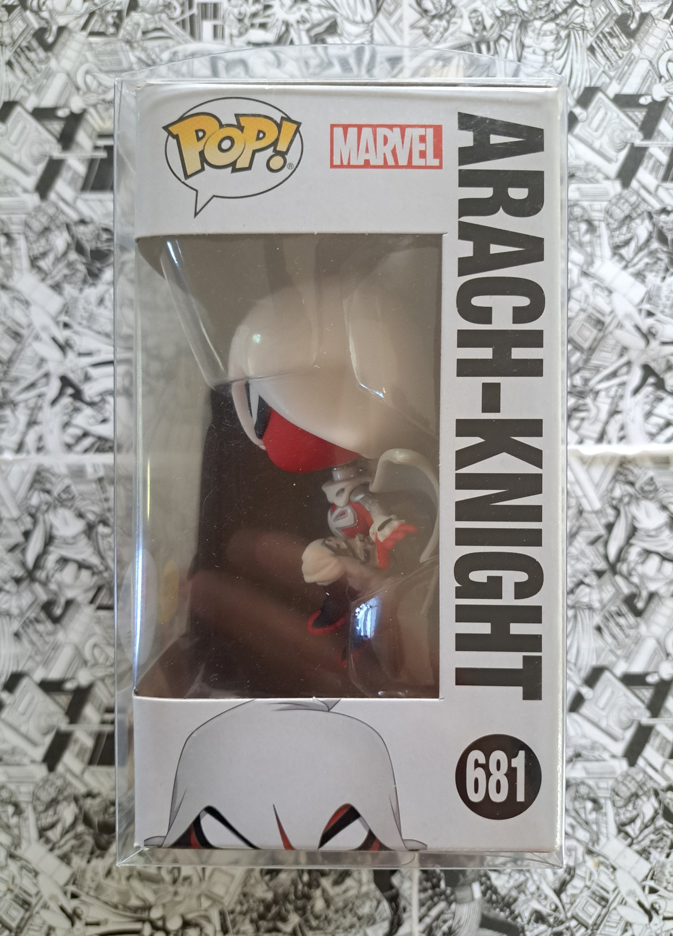 Arach-knight #681 Infinity Wars Walmart Exclusive Glow in the Dark Funko  POP! - Etsy