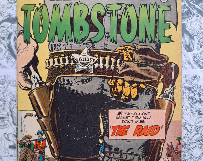 Sheriff of Tombstone #4 "The Raid" Silver Age Western Charlton Comics 1959