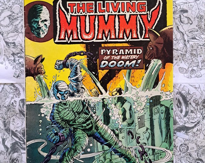 Supernatural Thrillers #9 The Living Mummy Bronze Age Horror 1974