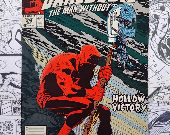 Daredevil #276 John Romita Jr. Cover Newsstand Marvel 1990