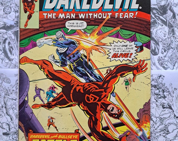 Daredevil #132 Second Appearance of Bullseye w/ Marvel Value Stamp 1976