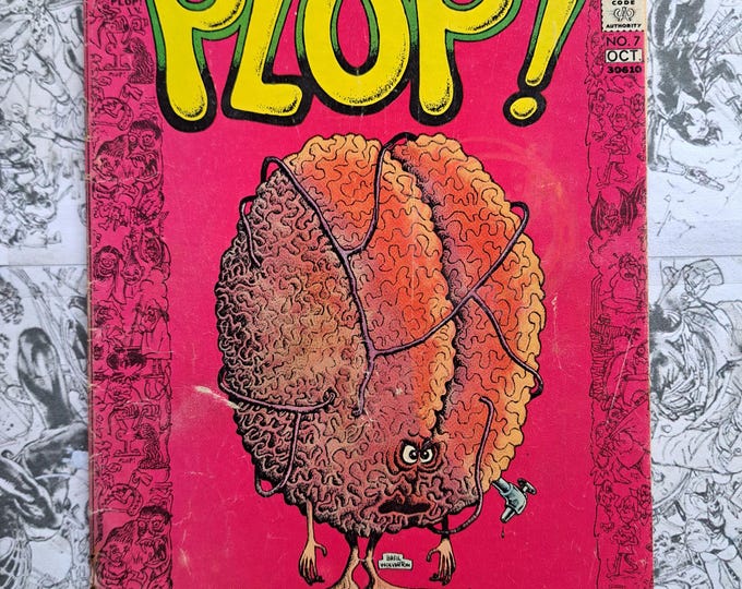 PLOP #7 Humor Basil Wolverton Cover DC Comics 1974